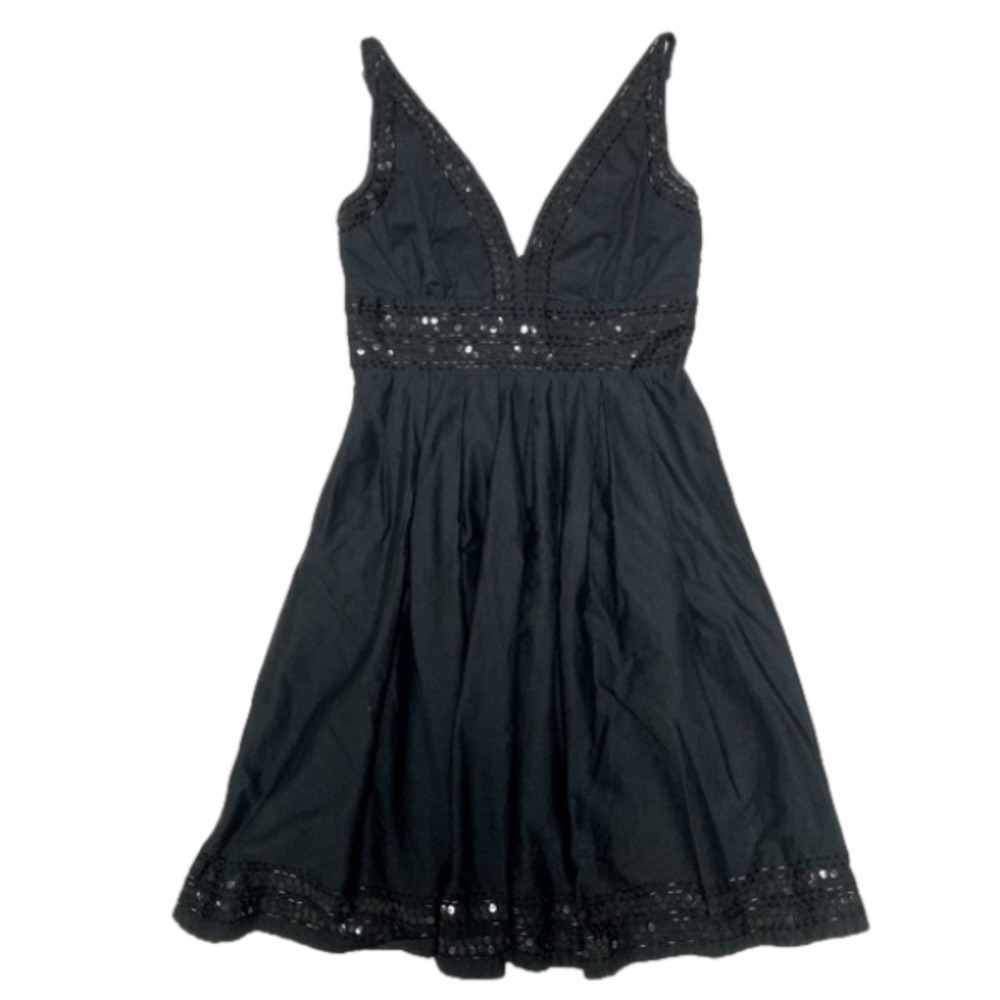 GUESS SEQUIN COTTON BLACK DRESS -Size 3